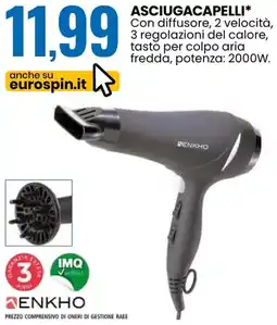 Eurospin Asciugacapelli offerta