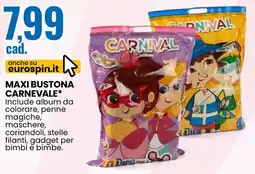 Eurospin Maxi bustona carnevale offerta