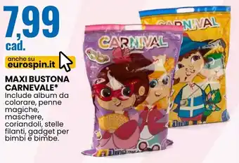 Eurospin Maxi bustona carnevale offerta