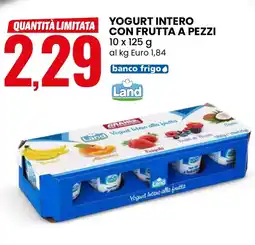 Eurospin Yogurt intero con frutta a pezzi offerta