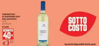 Panorama Vermentino di sardegna doc sella&mosca offerta