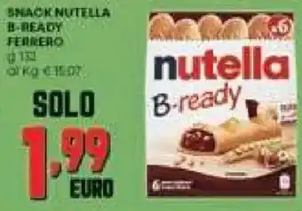 Panorama Snack nutella b-ready ferrero offerta