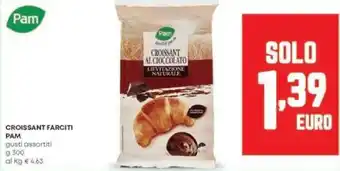 Panorama Croissant farciti pam gusti assortiti offerta