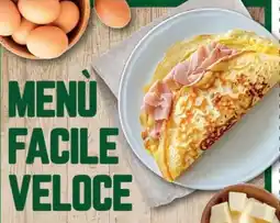 Panorama Omelette prosciutto cotto e formaggio offerta