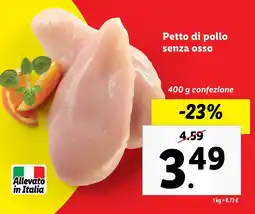 Lidl Petto di pollo senza osso offerta