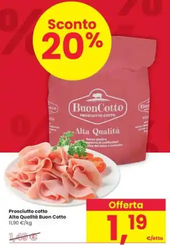 Interspar Prosciutto cotto Alta Qualità Buon Cotto offerta