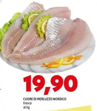 MEGA CUORE DI MERLUZZO NORDICO fresco offerta