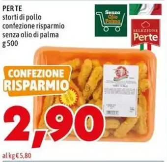 MEGA PERTE storti di pollo confezione risparmio senza olio di palma offerta