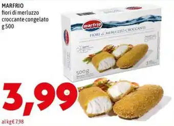 MEGA MARFRIO fiori di merluzzo croccante congelato offerta