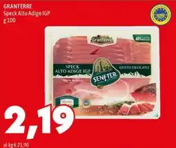 MEGA GRANTERRE Speck Alto Adige IGP offerta