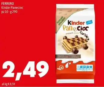 MEGA FERRERO Kinder Panecioc offerta