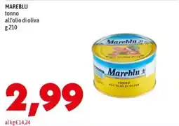 MEGA MAREBLU tonno all'olio di oliva offerta