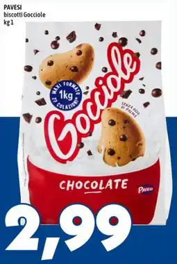 MEGA PAVESI biscotti Gocciole offerta