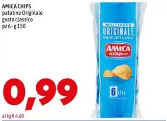 MEGA AMICA CHIPS patatine Originale gusto classico offerta