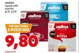 MEGA LAVAZZA capsule caffè assortite offerta