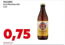 MEGA PAULANER birra Münchner Hell offerta