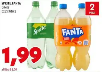 MEGA SPRITE, FANTA bibite offerta