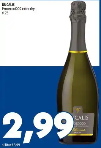 MEGA DUCALIS Prosecco DOC extra dry offerta