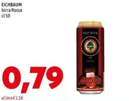 MEGA EICHBAUM birra Rossa offerta