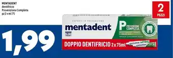 MEGA MENTADENT dentifricio Prevenzione Completa offerta