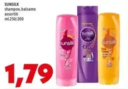 MEGA SUNSILK shampoo, balsamo assortiti offerta