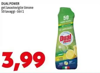 MEGA DUAL POWER gel lavastoviglie limone offerta