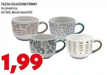 MEGA Tazza colazione penny offerta