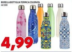 MEGA Borella bottiglia termica colorata offerta