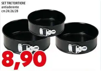 MEGA SETTRE TORTIERE antiaderente offerta