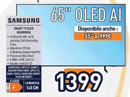 Unieuro SAMSUNG Smart tv oled qe65s85da offerta