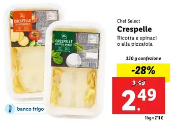 Lidl Chef Select Crespelle offerta