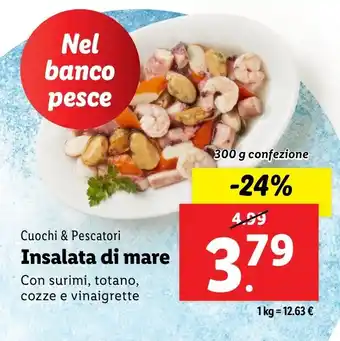 Lidl Cuochi & Pescatori Insalata di mare offerta