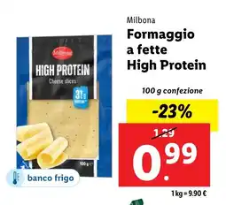 Lidl Milbona Formaggio a fette High Protein offerta