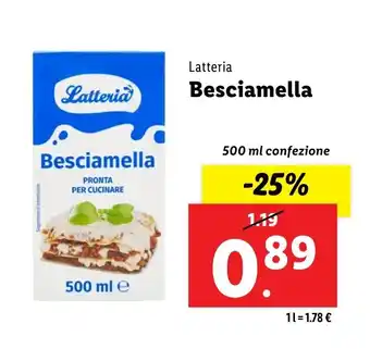 Lidl Latteria Besciamella offerta