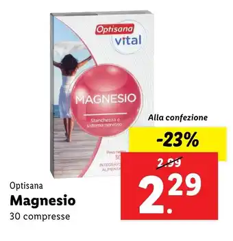 Lidl Optisana Magnesio offerta