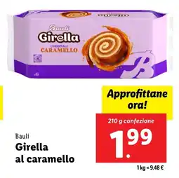 Lidl Bauli Girella al caramello offerta