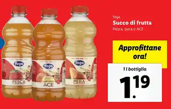 Lidl Yoga Succo di frutta offerta