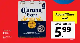 Lidl Corona Extra Birra offerta