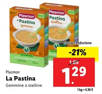 Lidl Plasmon La Pastina offerta