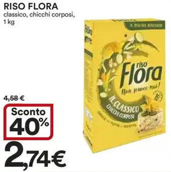 Ipercoop Riso flora classico, chicchi corposi offerta