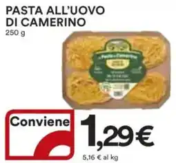 Ipercoop Pasta all'uovo di camerino offerta