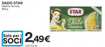 Ipercoop Dado star classico, 30 cubi offerta