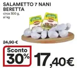 Ipercoop Salametto 7 nani beretta offerta