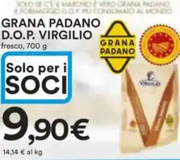 Ipercoop Grana padano d.o.p. virgilio offerta