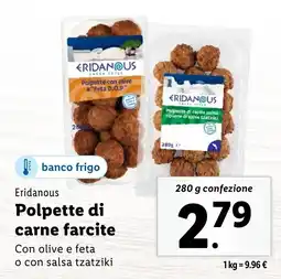 Lidl Eridanous Polpette di carne farcite offerta