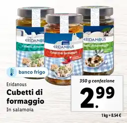 Lidl Eridanous Cubetti di formaggio offerta