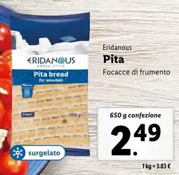 Lidl Eridanous Pita offerta