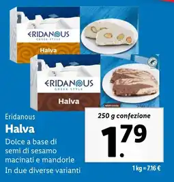 Lidl Eridanous Halva offerta