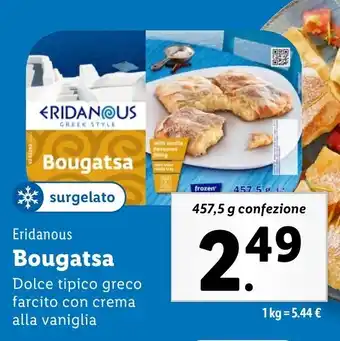 Lidl Eridanous Bougatsa offerta