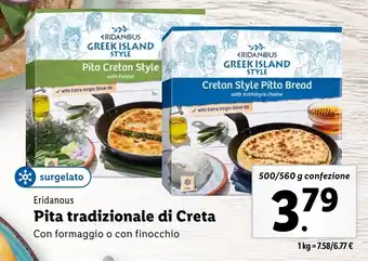 Lidl Eridanous Pita tradizionale di Creta offerta